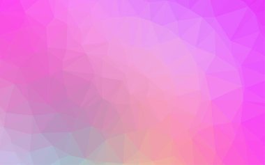 Renkli soyut çizimler ve üçgen gradyan. Yepyeni tasarım