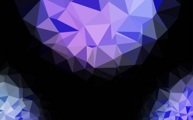 Çemberli çokgen biçiminde koyu kırmızı vektör deseni.