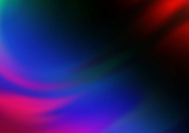 Parlak renkli arkaplan ve gradyan. Soyut bulanık şekilli vektör illüstrasyonu. 