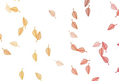 Açık Kırmızı, Sarı vektör karalama şablonu.