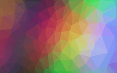 çokgen biçiminde soyut vektör deseni 