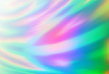 Parlak renkli arkaplan ve gradyan. Soyut bulanık şekilli vektör illüstrasyonu. 