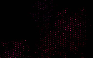 Noktalı siyah vektör arkaplanı. Soyut çemberlerin oluşturduğu bir resim. 