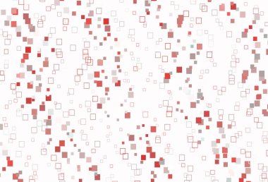 Kare biçiminde açık kırmızı vektör şablonu.