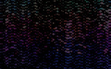 Noktalı vektör arkaplanı. Belirli soyut çemberlerle illüstrasyon. Web siteleri için desen