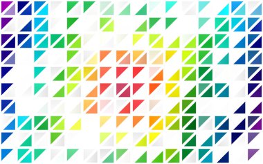 Renkli soyut çizimler ve üçgen gradyan. Yepyeni tasarım