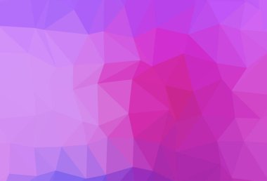 Açık Pembe, mavi vektör üçgen desen.