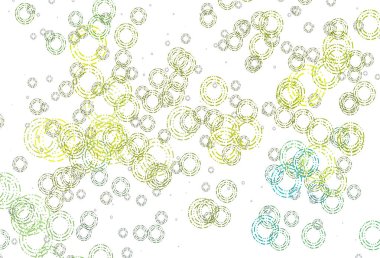 Açık Mavi, diskleri olan sarı vektör dokusu.