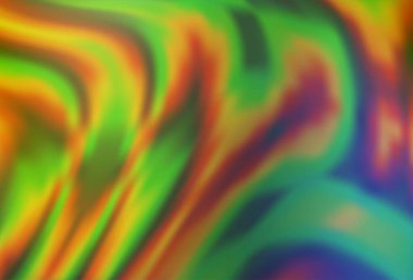 Soyut sıvı şekilli vektör çizimi. Renkli arkaplan ve gradyan