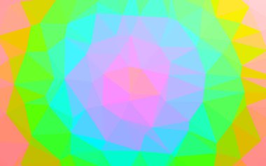 Renkli soyut çizimler ve üçgen gradyan. Yepyeni tasarım