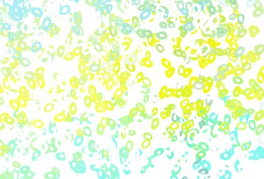 Açık Yeşil, benekli sarı vektör kapağı.