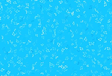 Müzik sembollü vektör şablonu.