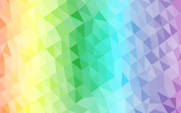 Trojúhelníky Povrch Jasných Tónech Barev Nejasné Abstraktní Ilustrace Gradientem Zbrusu — Stockový vektor