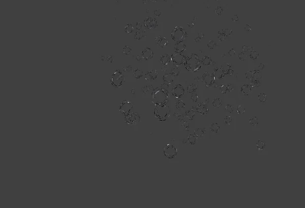 泡とライトブラックベクトルの背景 — ストックベクタ
