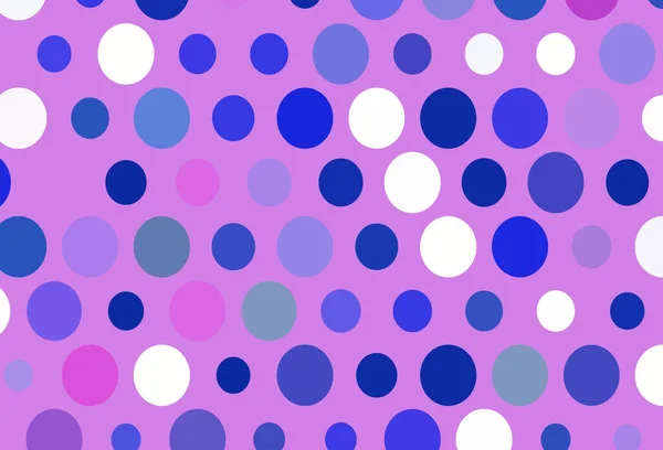 ライトピンク 円形状のブルーベクトルレイアウト — ストックベクタ