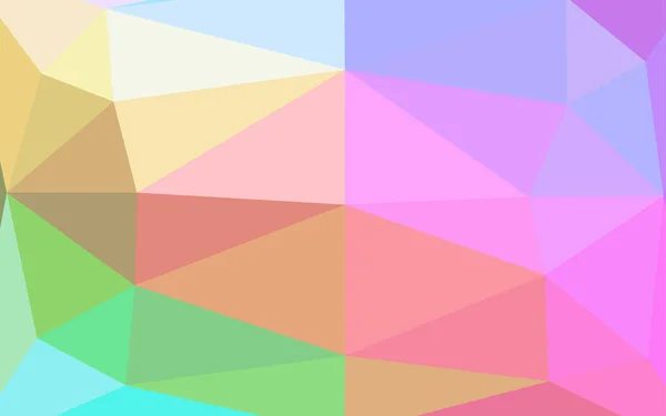 Ilustración Abstracta Colorida Con Gradiente Triangular Nuevo Diseño — Vector de stock