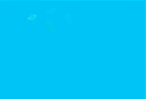 Light Blue Yellow Vector Dodle Backdrop — стоковый вектор