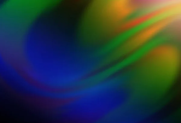 Dark Multicolor Vettore Arcobaleno Offuscata Brillantezza Texture Astratta — Vettoriale Stock
