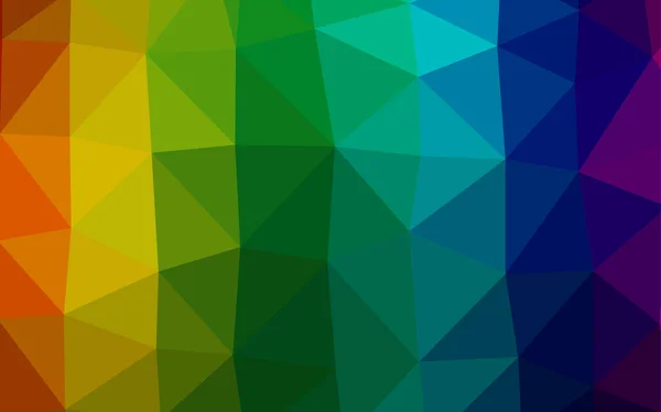 Driehoeken Oppervlak Heldere Toon Kleuren Vage Abstracte Illustratie Met Verloop — Stockvector