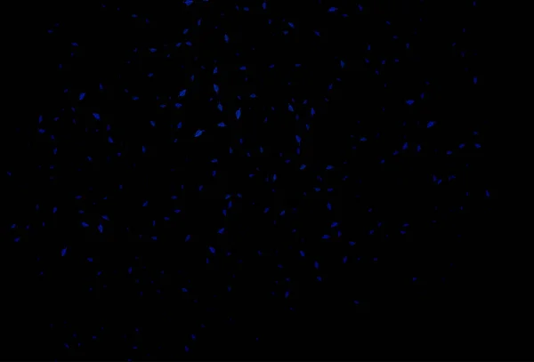 Cubierta Garabato Vectorial Azul Oscuro — Vector de stock