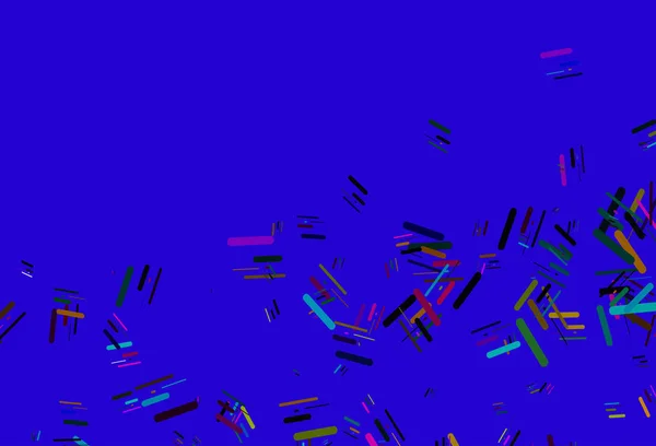 Lätt Flerfärgad Rainbow Vektor Textur Med Färgglada Linjer — Stock vektor