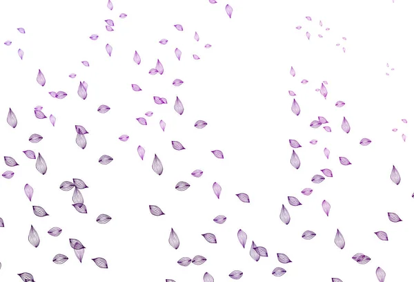 Pétales Rose Sur Fond Blanc — Image vectorielle