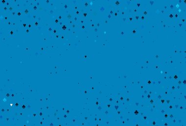 Oyun kartlarıyla hafif BLUE vektör dokusu.