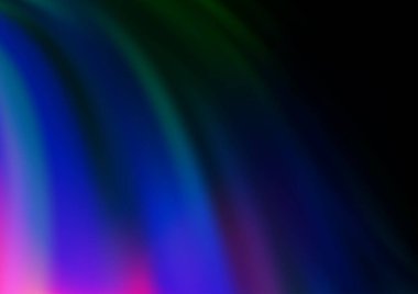 Soyut sıvı şekilli vektör çizimi. Renkli arkaplan ve gradyan