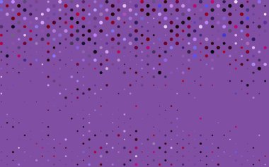 Noktalı vektör arkaplanı. Belirli soyut çemberlerle illüstrasyon. Web siteleri için desen