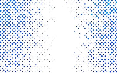 Noktalı vektör arkaplanı. Belirli soyut çemberlerle illüstrasyon. Web siteleri için desen