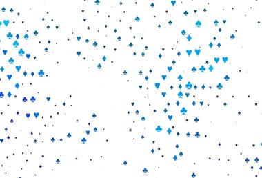 Kart sembollü hafif Mavili vektör deseni.