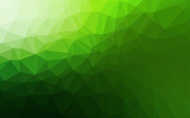 Üçgen sembollü renkli ve soyut bir illüstrasyon. Yepyeni tasarım