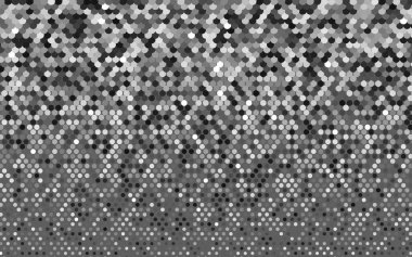 Noktalı vektör arkaplanı. Renkli soyut çemberler kümesi ile resim. 