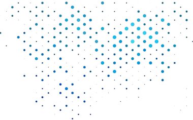 Noktalı vektör arkaplanı. Belirli soyut çemberlerle illüstrasyon. Web siteleri için desen