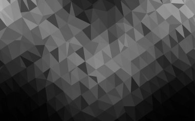 Üçgen sembollü renkli ve soyut bir illüstrasyon. Yepyeni tasarım