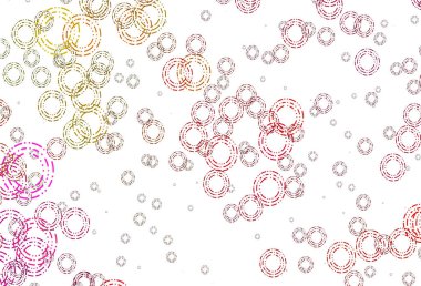 Açık Kırmızı, benekli sarı vektör kapağı.