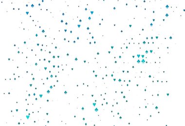 Kart elemanlarıyla hafif BLUE vektör düzeni.