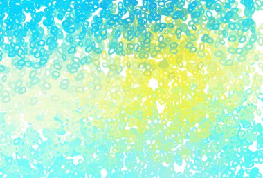 Açık Mavi, diskleri olan sarı vektör dokusu.