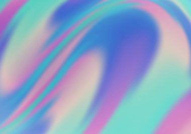 Soyut sıvı şekilli vektör çizimi. Renkli arkaplan ve gradyan