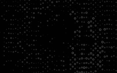 Noktalı vektör arkaplanı. Belirli soyut çemberlerle illüstrasyon. Web siteleri için desen