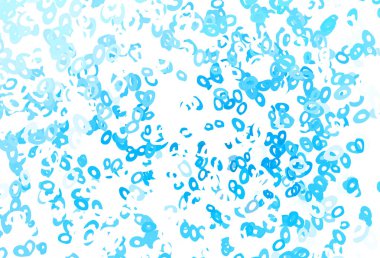 Açık Mavi, daire şekilli sarı vektör düzeni.