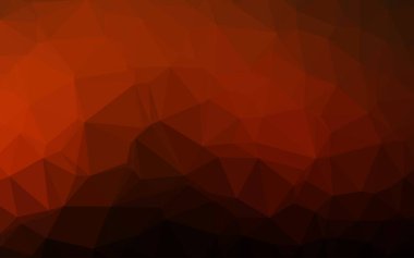 Üçgen sembollü renkli ve soyut bir illüstrasyon. Yepyeni tasarım