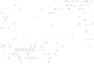 Açık Pembe, daire benekli mavi vektör düzeni, küpler.