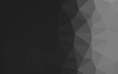 Üçgen sembollü renkli ve soyut bir illüstrasyon. Yepyeni tasarım