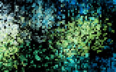 Renkli soyut çizim ve gradyan. Yepyeni tasarım 