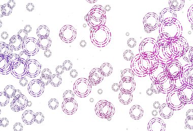 Çember şekilli Açık Pembe vektör düzeni.