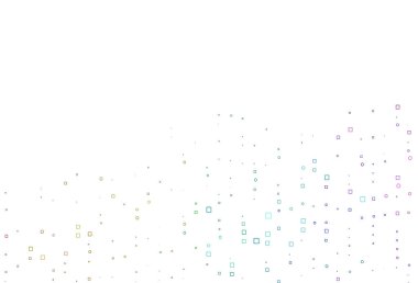 Açık Çokrenkli, kristalli Gökkuşağı vektör deseni, dikdörtgen.