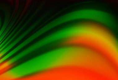 Soyut sıvı şekilli vektör çizimi. Renkli arkaplan ve gradyan