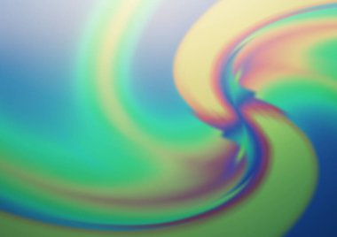 Soyut sıvı şekilli vektör çizimi. Renkli arkaplan ve gradyan