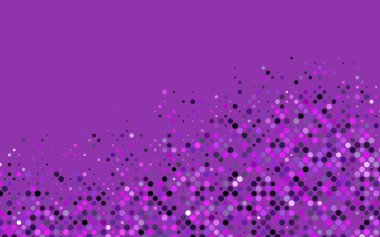 Noktalı vektör arkaplanı. Belirli soyut çemberlerle illüstrasyon. Web siteleri için desen